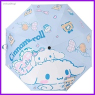 ◷ Cinnamoroll Umbrella Folding Automatic UV Protection Fibrella Small Umbrella For Kids Girls Stud