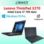 Refurbished Lenovo ThinkPad X270 / Intel Core i7 7th Gen / 12.5" HD screen / Fingerprint / Windows 1
