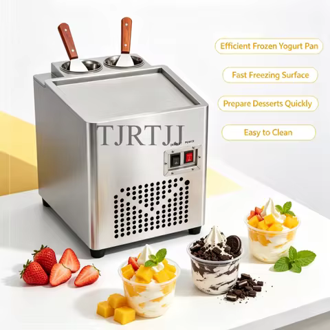 Thailand Fry Ice Cream Rolls Maker Fried Ice Cream Machine Yogurt Machine Fry Ice Cream Pan