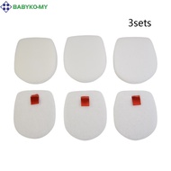 [BABYKO] 3Set Sponge Filters for Shark IC300 IZ251UK IZ201UK IZ202SM IZ201ME IZ102