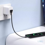 LIDU1 Durability 90Degree USB C to USB A Cable for Fast Charging and Data Sync for Car Homes Offices