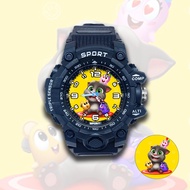 Talking Tom and Friend 02 Waterproof Sport Watch for Boys with FREE Spare Battery TM2XSPORT