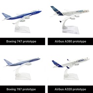 Aircraft Model 1: 400 16cm Alloy Boeing 737 Boeing 747 Airbus 380 Boeing 777 Model Alloy Model