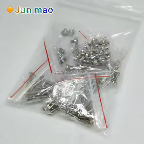 130pcs M3 Screw Nut M3*5 3*8 3*10 3*12 3*16 Round Head Flat Head Screw Cap Set Screws Phillips M3x5 