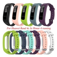 ETXSilicone Watch Band for Huawei Band 4e 3e Honor Band 4 Running Adjustable Bracelet Wristband Smart Watch Replacement Strap