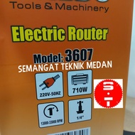 PROMO 3607 MESIN HAND TRIMMER MINI PROFIL ROUTER TANGAN DUDUKAN 1/4"