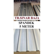 Atap Spandek 5 Meter x 0.30 mm SNI / Atap Baja Ringan / Spandeck BERMUTU