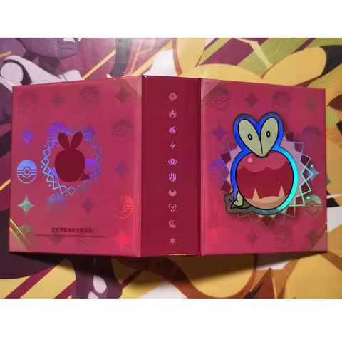Pokemon Ptcg Applin Card Album Book Gem Pack Vol.6 Collection Card Binder Trading Card Game Storage 