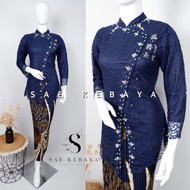 Modern Janggan Sequin Kebaya - Modern Graduation Kebaya - Modern Sequin Kebaya - Modern Brocade Keba