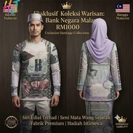[SEDONDON Merdeka Collection] Retro RM500 Heritage Long Baju, 80s Vintage Malaysian Banknote Limited