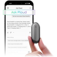Plaud NotePin Voice Recorder, AI Voice Recorder, App Control, AI Notetaker, AI Transcribe & Summariz