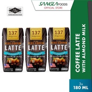 137 degrees Coffee Latte with Almond Milk (3 x 180ml) Halal certified
