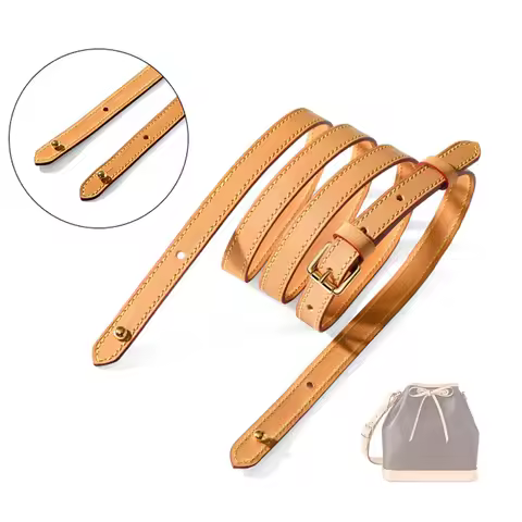 vachetta leather strap Replacement For LV NEONOE Bag Luxury Full Grain shoulder strap