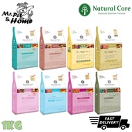 [ BAR CODE AVAILABLE ]Natural Core Organic Dog Food 1KG - ( Eco6 Sensi Salmon, Eco1 Lamb, Eco10 Vege