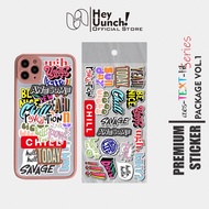 Sticker Vinyl Aesthetic Case Mobile laptop Tumblr Custom Skateboard Helmet Vibes Text Aes-Text-Tik |