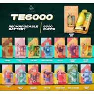 TERBARU! ELFBAR Elf Bar TE 6000 Diposable Vape Pod - Rechargeable