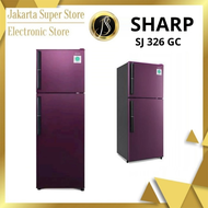 KULKAS SHARP SJ 326 GC DS / 2 PINTU