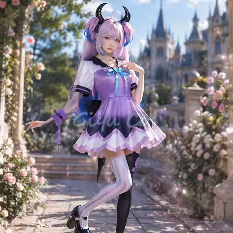 Needy Streamer Overload Popy Popolipo Cosplay Costume Full Set Carnival Uniform Halloween Party Masq