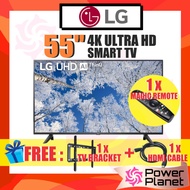 [FREE TV BRACKET & HDMI CABLE] LG UQ70 55" HDR10 4k Ultra HD Smart TV 55UQ7050PSA with Magic Remote