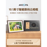 ARZOPA Azopa10.1Inch Electronic Photo Album HD Smart Digital Cloud Photo Frame Monitor Touch Screen 