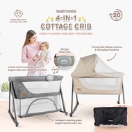 Box Baby Does CH-1692 4in1 Cottage Crib SIde Bed Tempat Tidur Bayi