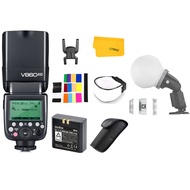 Godox V860II-C Pioneering 2.4G Wireless E-TTL II Li-on Camera Flash Speedlite with Godox ML-CD15 Dif