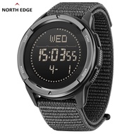 NORTH EDGE ALPS WATCH COMPASS CHRONOGRAPH WATER RESISTANT WITH CARBON FIBER WATCH CASE