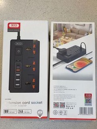 XO  EU/UK 30W (Max) Multifunctional fast charging power strip 30W (Max) 18W PD+QC+3USB2.4A