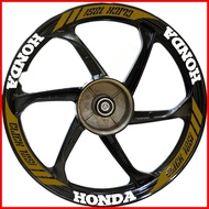 ✢ ✗ Honda Click 125i White Honda Decal Mag Sticker