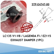 Yamaha Original LC135 V1 V2 V3 V4 V5 V6 V7 V8 / Lagenda FI / EZ115 Muffler Damper / Getah Exhaust - 