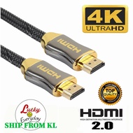 8K 3D 4K HD UHD HDMI Cable v2.0/v2.1 2160p Gold Plate Head 1.5/3/5 meters