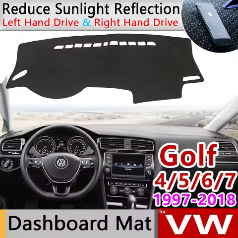 for Volkswagen VW Golf 4 5 6 7 Sportsvan 1997~2018 Anti-Slip Mat Dashboard Pad Sunshade Accessories 