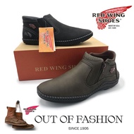 Absolutely Trending Popular Men’s Classic Zipper Lifestyle Boot Shoes Kasut Lofer Zip REDWlNG Terlar
