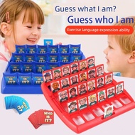 mainan budak lelaki mainan budak perempuan Guess Who I Am Children Educational Training Logical Thin