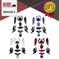 YAMAHA NOUVO S BODY COVER, COLOUR PARTS SET RED, BLACK, WHITE, BLUE