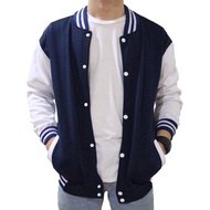 Men's Plain Varsity Baseball Jacket / Men's and Women's Varsity Baseball Jacket fASHION