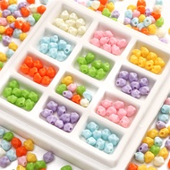 7x7mm 5g/bag Acrylic Lychee-Shaped Beads DIY Bracelets Necklaces Earrings And Jewelry Accessories