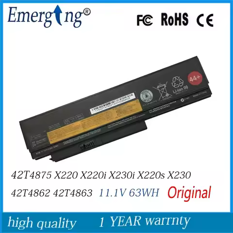 42T4861 42T4862 Laptop Battery for lenovo Thinkpad X220 X220i X230 X220S X230i 11.1v 63wh