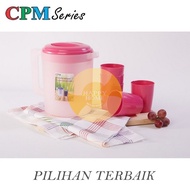 CPM Annabelle Jug Infused Set Plus 5 Cup Eskan Minum Teko Air + 5 Gelas