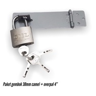4-inch padlock + 30mm padlock package