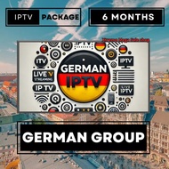 German Group TV Online IPTV Package 6 เดือน. สามารถรับชมทีวีออนไลน์และVOD ซีรี่ย์ ใช้งานผ่านแอพพลิเค