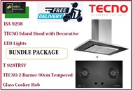 TECNO HOOD AND HOB BUNDLE PACKAGE FOR(ISA 9298 &amp; T 928TRSV) / FREE EXPRESS DELIVERY