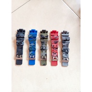 G-shock GA 100 watch strap. striped ga100 G-Shock strap