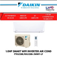 Daikin New R32 Inverter Air Conditioner Penyaman Udara 1.0HP