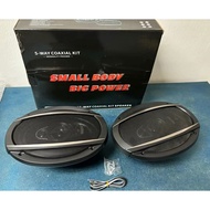 High Power 6x9" 5-Way Coaxial Speaker 650W 6x9 Inch Car Amp Speaker Bass Car Audio Speaker Kereta 6x