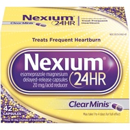 Nexium 24HR ClearMinis 20mg Delayed Release Heartburn Relief Capsules, Esomeprazole Magnesium Acid R