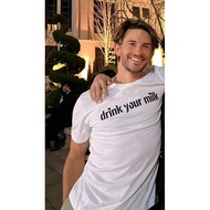 Fellow Travelers drink your milk Fanwalker Merchandise Short-Sleeved Cotton Men Women T-Shirt Same S