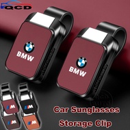 BMW Car Sunglasses Storage Clip Sun Visor Leather Glasses Holder For M Power Z4 E89 E85 X5 G05 F15 E