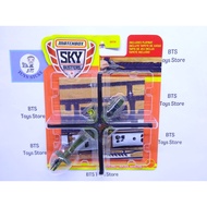 HIJAU Matchbox Sky Busters Boeing AH-64 Apache Green Airplane