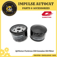 🔥 [READY STOCK] QJMotor Fortress 350 Genuine Oil Filter | QJMotor Fortress 350 Filter Minyak Hitam